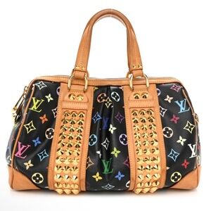 Louis Vuitton pre-owned Courtney MM monogram multicolor 2 way bag purse